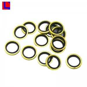 oil resistance round rubber bonded washer