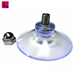 PVC silicone suction cup with screw
