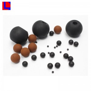 OEM Hollow NBR rubber ball with 9mm