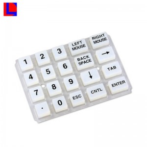 Customized OEM conductive membrane switch silicone rubber keypad