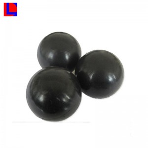 Customed black solid EPDM SBR NBR rubber ball