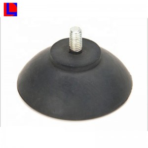 Plastic transparent PVC Suction Cups with screw, rubber sucker