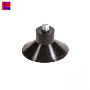 PVC silicone threaded suction cup, rubber sucker