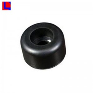 Nonslip rubber feet protector cabinet furniture black nylon feet