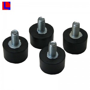 Customized rubber screw plug for hole
