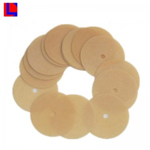 high quality yellow color silicone rubber thin flat washer