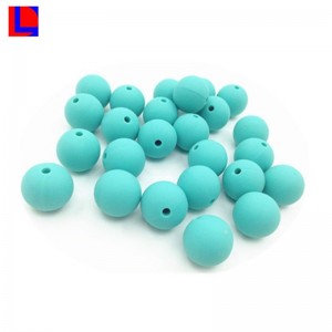 food grade custom made colorful silicone rubber beads